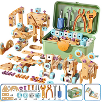 🥳2026 HOT SALE🥳💞50K+ SOLD! 🔧🧒 70% OFF! Children's Educational DIY Tool Kit – STEM building set with electric drill, 124+ pcs & storage box. Encourages creativity, logic & fine motor skills – perfect for little builders! 🛠️✨