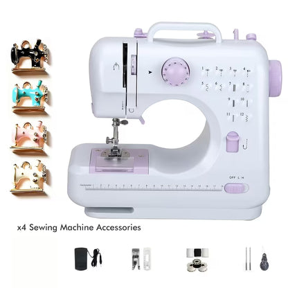 2-Stitch Multifunctional Mini Sewing Machine for Beginners
