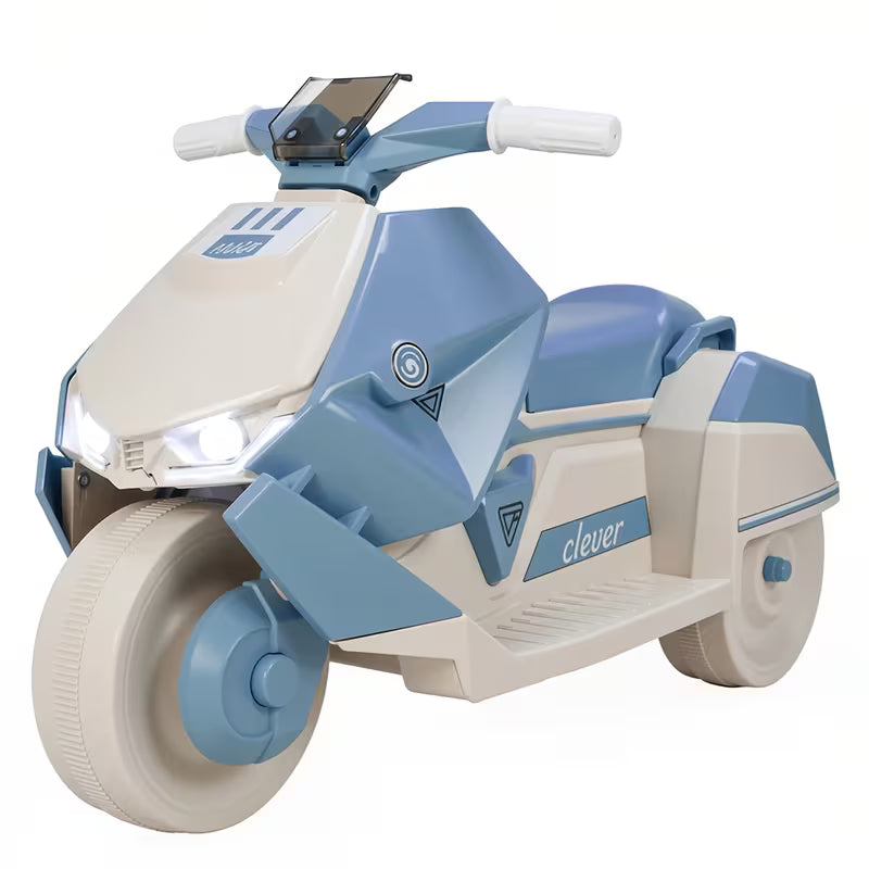 Toy Motorcycle – 6V Battery-Powered, Featuring LED Lights, Interstellar Music, and Realistic Engine Sounds – Ride-On Toy for Kids