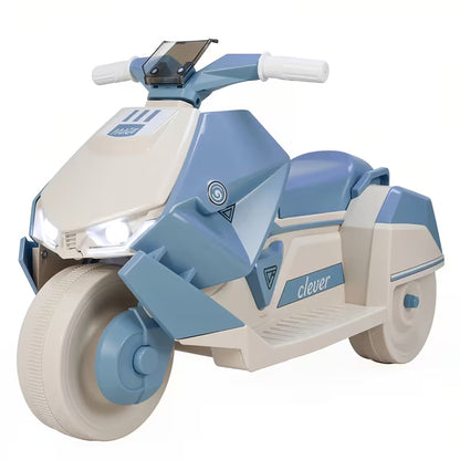 Toy Motorcycle – 6V Battery-Powered, Featuring LED Lights, Interstellar Music, and Realistic Engine Sounds – Ride-On Toy for Kids