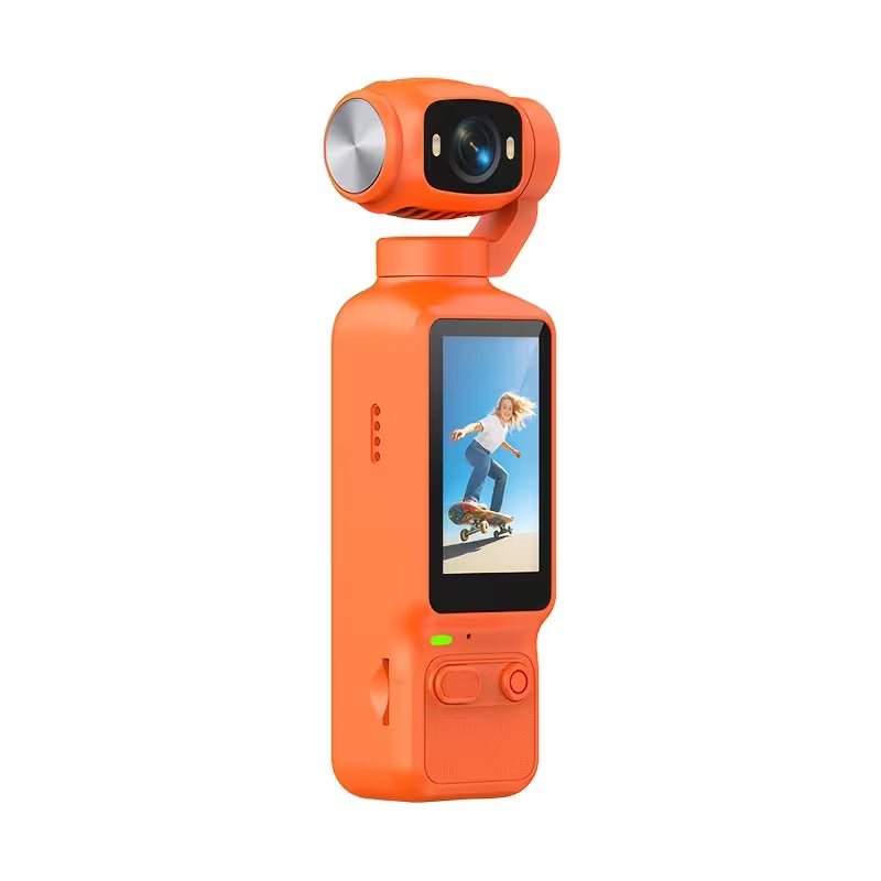 Gimbal-Stabilized HD Digital Camera for Outdoor Sports