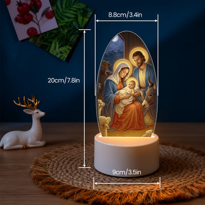 Jesus Night Light – Church Souvenir, Religious Home Decor, Decorative Ornament