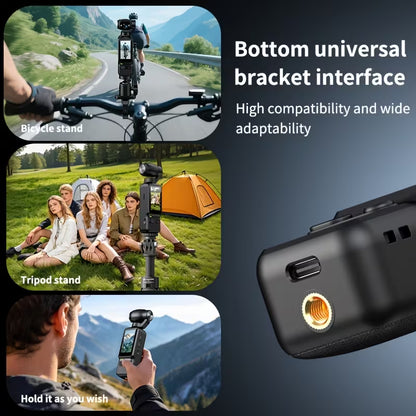 Gimbal-Stabilized HD Digital Camera for Outdoor Sports