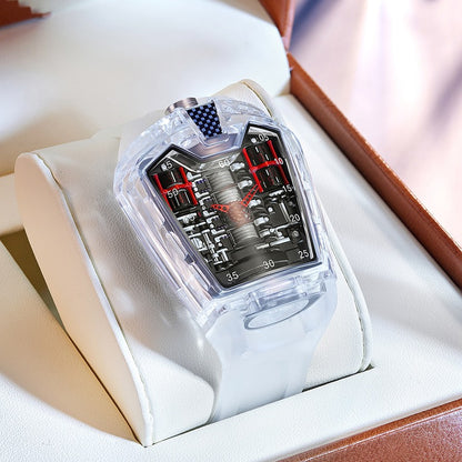 Kingston Transparent Silicone Quartz Watch