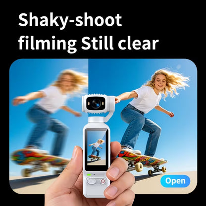 Gimbal-Stabilized HD Digital Camera for Outdoor Sports