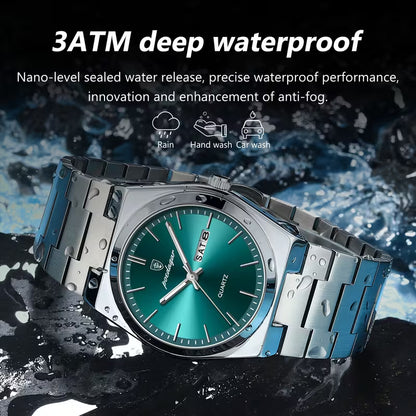 Ultra-Thin Stainless Steel Quartz Watch