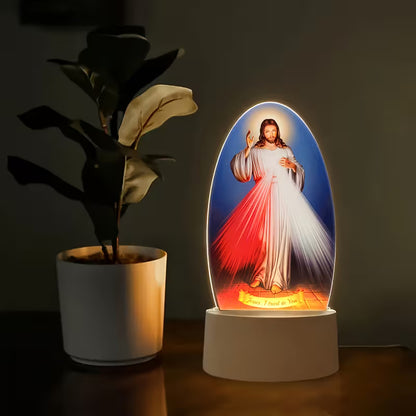 Jesus Night Light – Church Souvenir, Religious Home Decor, Decorative Ornament