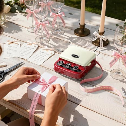 Bluetooth Ribbon Label Printer – Custom Gift Wrapping & DIY Labels