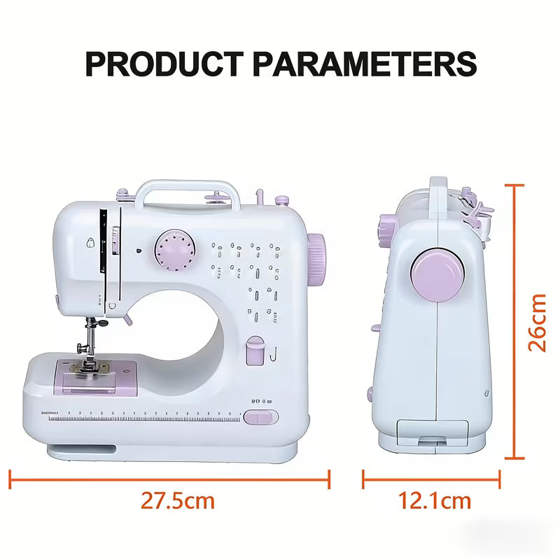 2-Stitch Multifunctional Mini Sewing Machine for Beginners