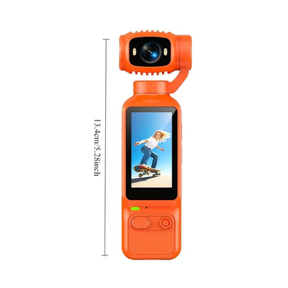 Gimbal-Stabilized HD Digital Camera for Outdoor Sports
