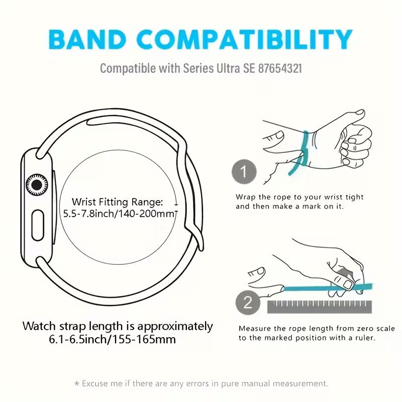 Natural multi-colored stone bracelet compatible with Apple Watch Series.