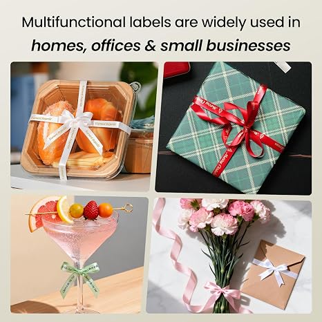 Bluetooth Ribbon Label Printer – Custom Gift Wrapping & DIY Labels