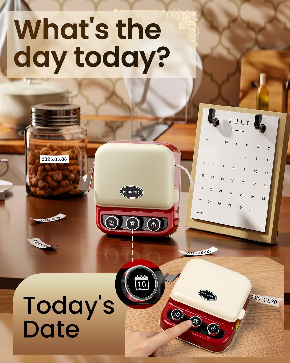Bluetooth Ribbon Label Printer – Custom Gift Wrapping & DIY Labels