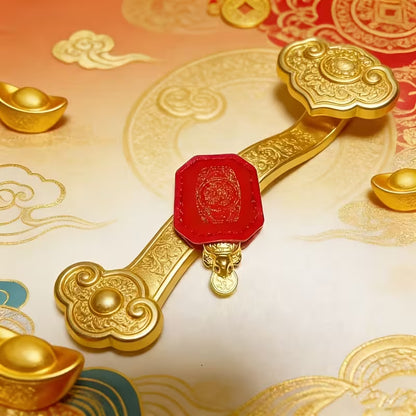 Handcrafted Golden Sea Turtle Feng Shui Amulet – A Chinese Copper Alloy Wealth Charm