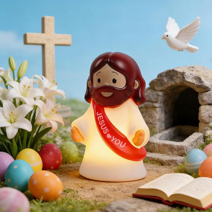 3 Pack Christmas Tap-Dimmable Jesus Night Light Lamp