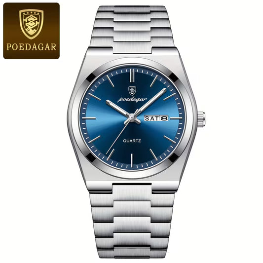 Ultra-Thin Stainless Steel Quartz Watch