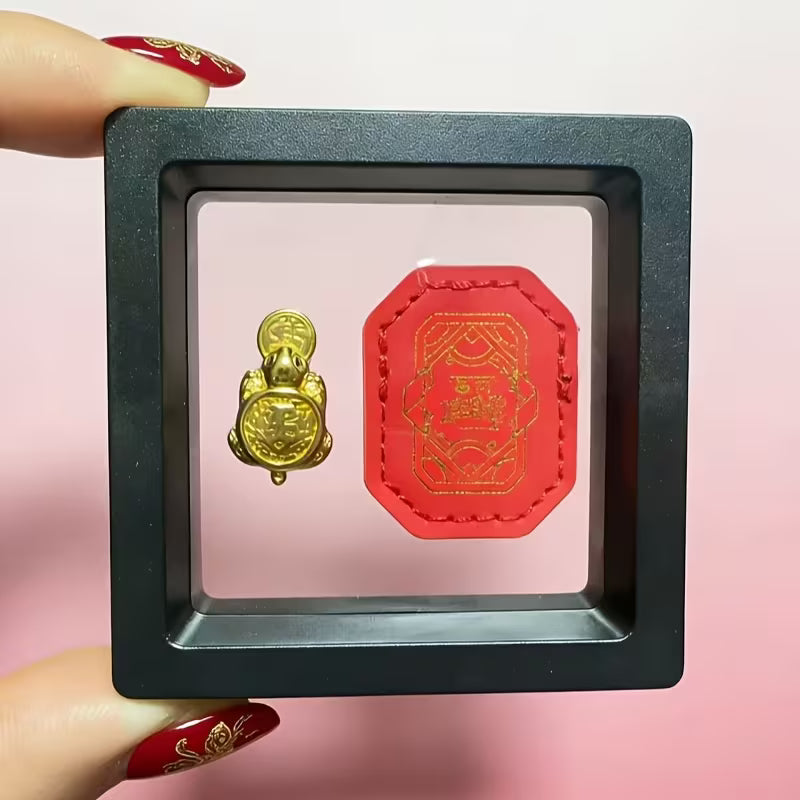 Handcrafted Golden Sea Turtle Feng Shui Amulet – A Chinese Copper Alloy Wealth Charm