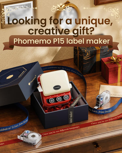 Bluetooth Ribbon Label Printer – Custom Gift Wrapping & DIY Labels