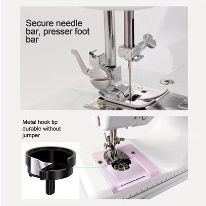 2-Stitch Multifunctional Mini Sewing Machine for Beginners