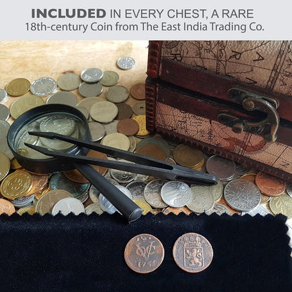 IMPACTO COLECCIONABLES Coin Collection – "World Currency Treasure Chest"