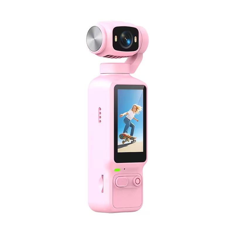 Gimbal-Stabilized HD Digital Camera for Outdoor Sports