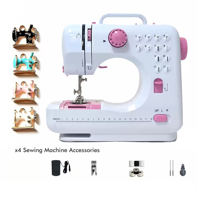 2-Stitch Multifunctional Mini Sewing Machine for Beginners